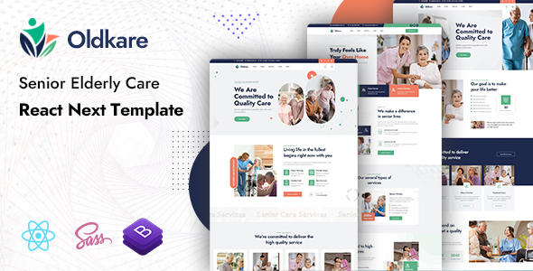 Oldkare – Senior Aged Care React Template