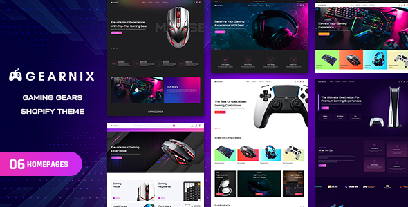 Gearnix – Gaming Gear & Equipment Shopify Theme