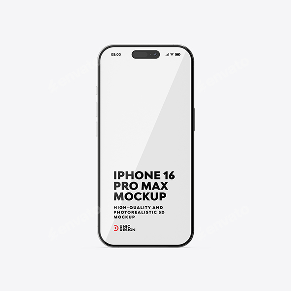 iPhone 16 Professional Max Mockup