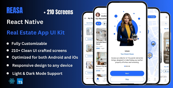 Reasa – Staunch Property React Native CLI App Ui Package