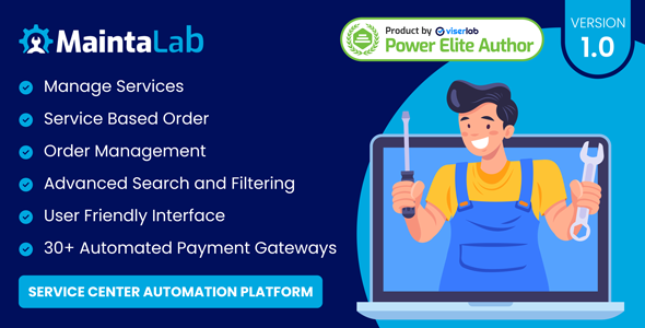 MaintaLab – Service Coronary heart Automation Platform