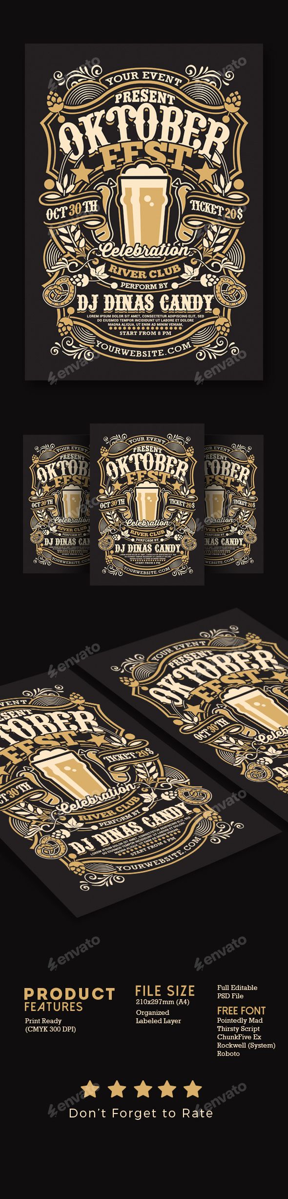 Oktoberfest Occasion Flyer Template