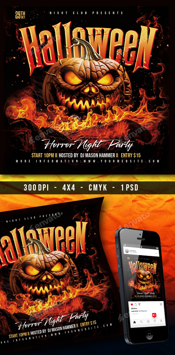 Halloween Event Flyer