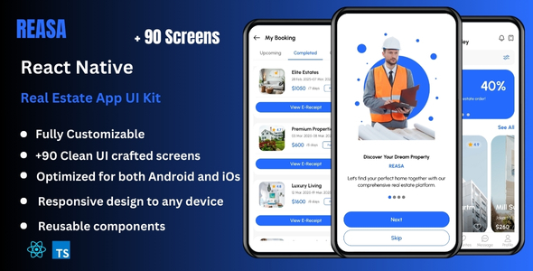 Reasa – Correct Property React Native CLI App Ui Gear