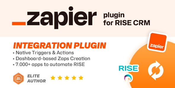 Zapier plugin for RISE CRM – Limitless Automations with 7000+ corporations and merchandise