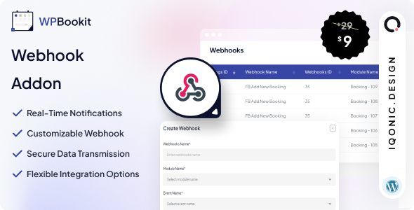 WPBookit – Webhook (Addon)