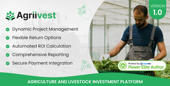 Agrivest – Agriculture and Livestock Funding Platform