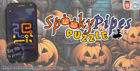 Spooky Pipes Puzzle – HTML5 Puzzle sport