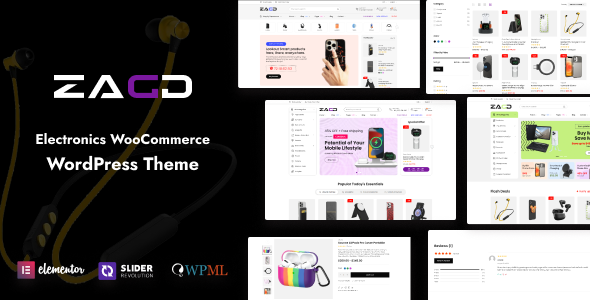 Zagg – Electronics & Equipment WooCommerce WordPress Theme