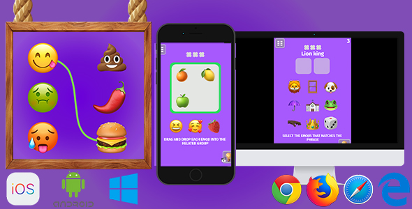 Emoji Puzzle – HTML5 Sport