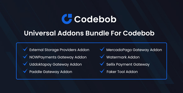 Common Addons Bundle For Codebob