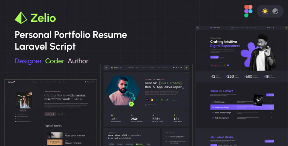 Zelio – Inside most Portfolio Resume Laravel Script