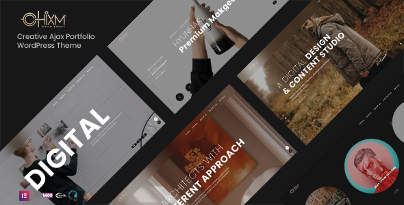 Ohixm – Artistic Ajax Portfolio WordPress Theme