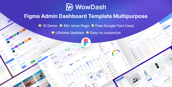 WowDash – Figma Admin Dashboard UI Template