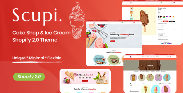 Scupi – Cake Store & Ice Cream Shopify 2.0 Theme