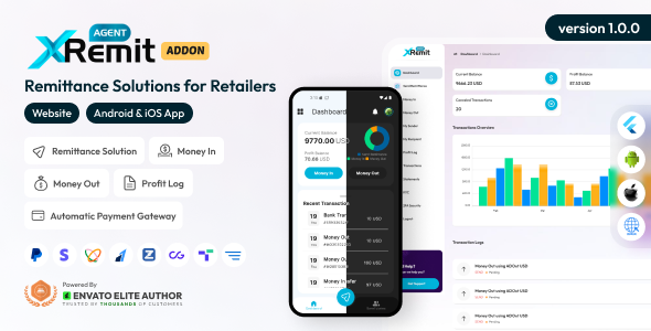 XRemit Agent – Retailer Remittance Decisions Addon