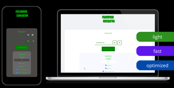 Password generator | a number of capabilities