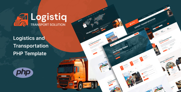 Logistiq – Logistics and Transportation PHP Template