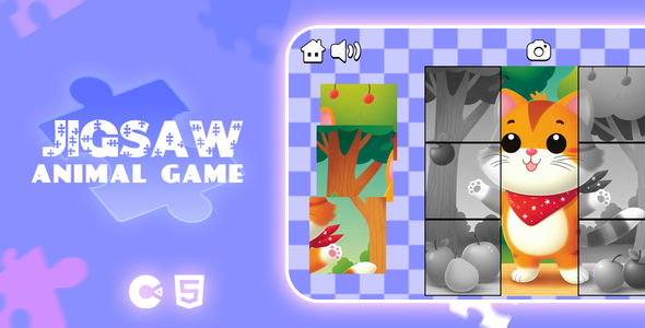 Jigsaw Animal – HTML5 Tutorial Recreation – Fabricate 3