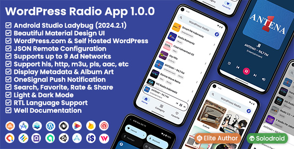 WordPress Radio App – WordPress API