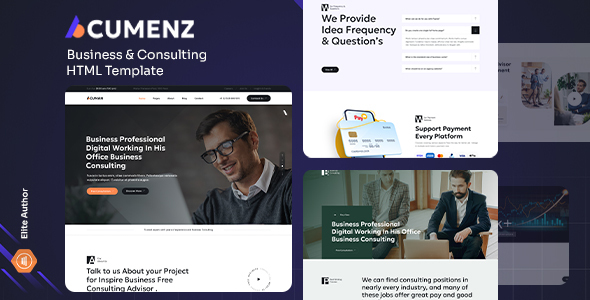 Acumenz – Enterprise & Consulting HTML Template