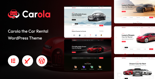 Carola – Car Rental WordPress Theme