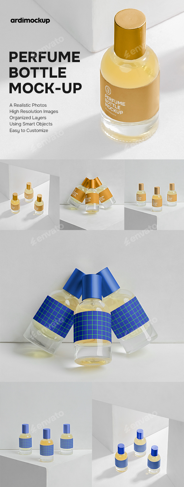 Fragrance Bottle Mockup