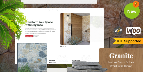 Cladding- Pure Stone & Tiles WordPress Theme