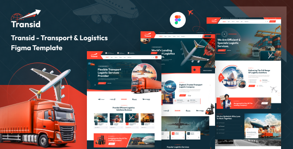 Transid – Transport & Logistics Figma Template