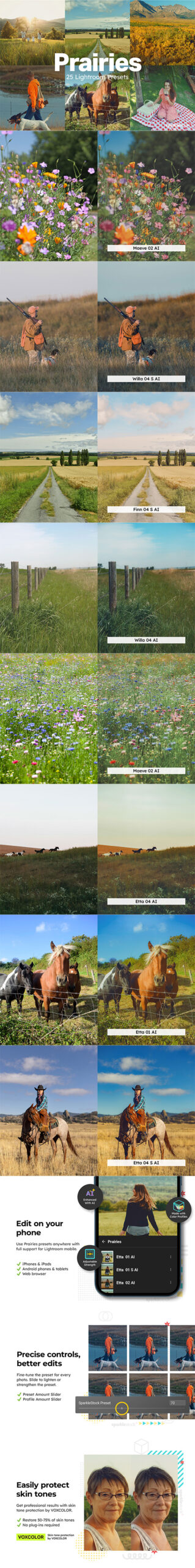 20 Prairies Lightroom Presets