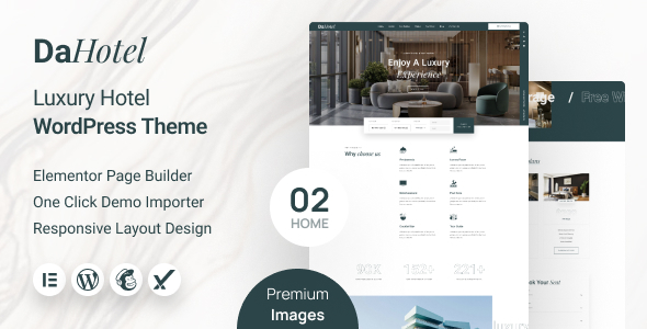 Dahotel – Luxurious Resort WordPress Theme