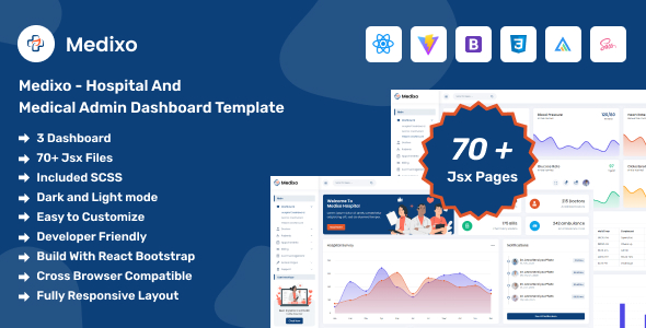 Medixo – React Clinic and Medical Admin Template
