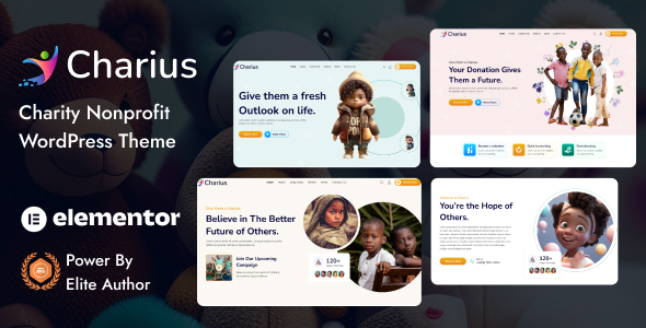 Charius – Nonprofit Charity WordPress Theme