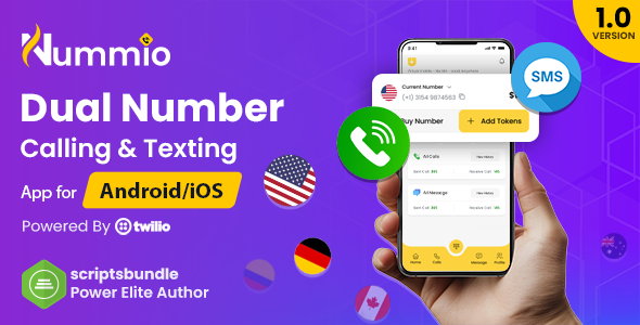 Nummio – Multi Amount Calling & Texting App (React Native)