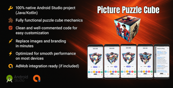 Image Puzzle Cube Game – Android Supply Code