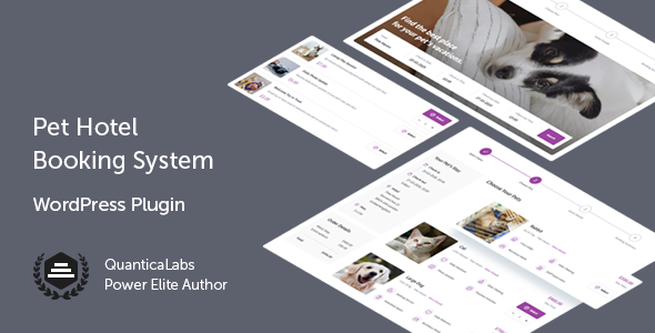 Pet Resort Booking Machine for WordPress