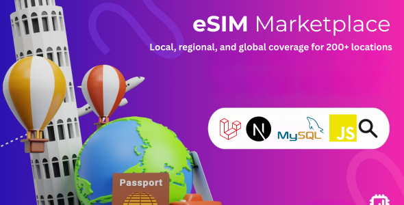 eSIM – Originate up Your eSIM Alternate Net blueprint | Promote eSIMs Worldwide | Net blueprint with Laravel Admin