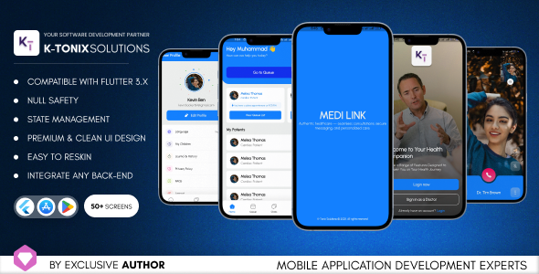 MediLink — Radiant All-in-One Healthcare Platform(Flutter UI kit)