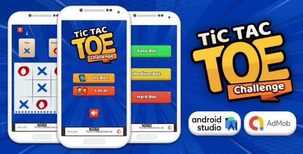 Tic Tac Toe Inconvenience – Puzzle Game Android Studio Project with AdMob Ads + In a position to Publish