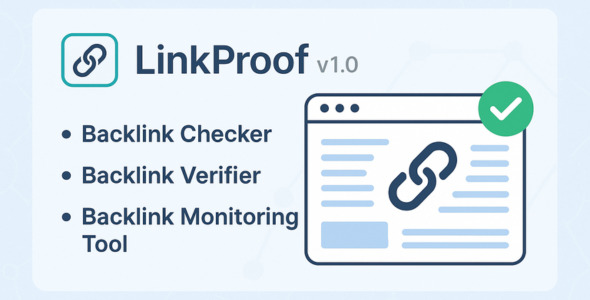 LinkProof – Back link Verifier & Back link Checker | Back link Monitoring Tools