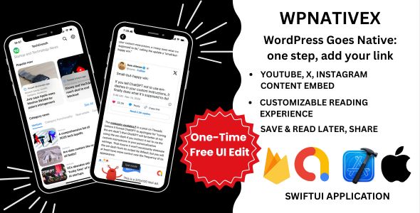 WPNativeX Straight Flip Your WordPress Web page into a Shimmering Native iOS App