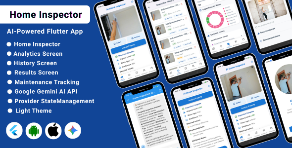 AI Home Inspector Flutter App | Home Inspection & Upkeep App
