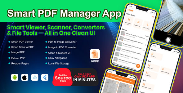 NPDF PDF Editor Flutter App with Google Adverts