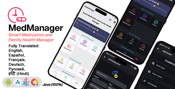 MedManager – Neat Treatment and Family Effectively being Manager