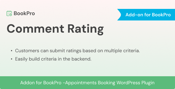 Stammer Rating Add-on for BookPro Plugin