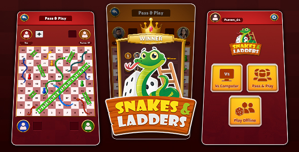 Snake & Ladders On-line Multiplayer – Android Recreation Source Code (Libgdx)