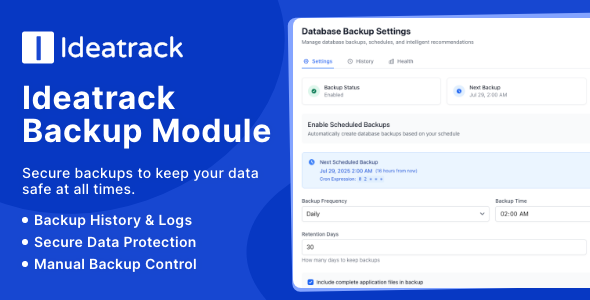 Backup Module Module for Ideatrack