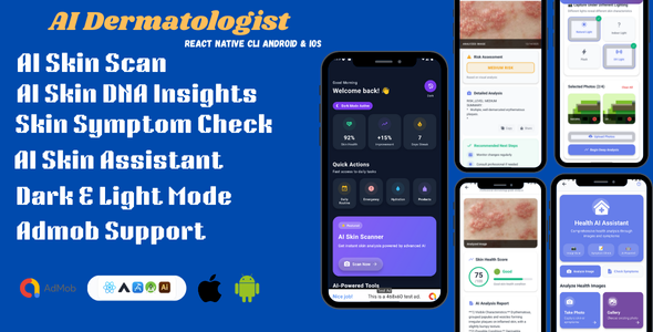 AI Pores and skin Specialist – AI Dermatologist -React Native