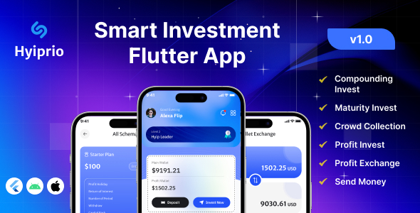 Hyiprio – Swish Investment Flutter App