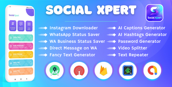 Social Xpert – Voice Saver, Reels Downloader & AI Instruments